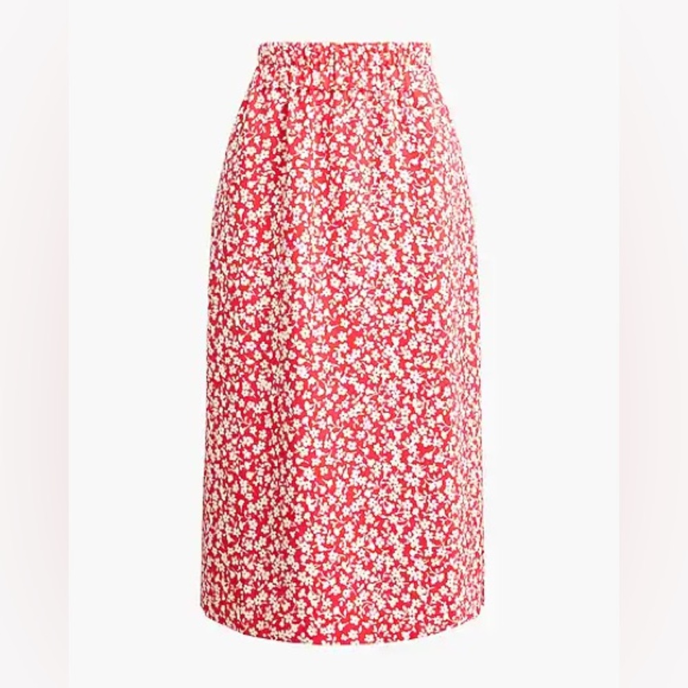 🏷️ J. Crew Floral Pull-on Skirt